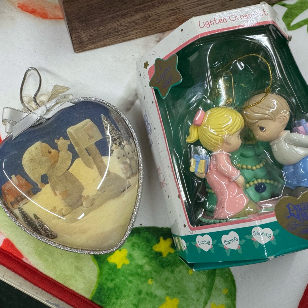 2 Pre ious Moments ornaments